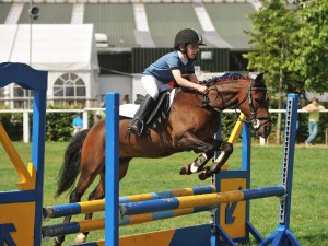 winner of the u8 section of the glen carrig lady league leo dunne at south county dublin horse show 4/8/13 photo by tom evans Jumpinaction.net