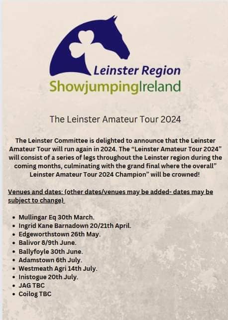 Leinster Amateur Tour 2024