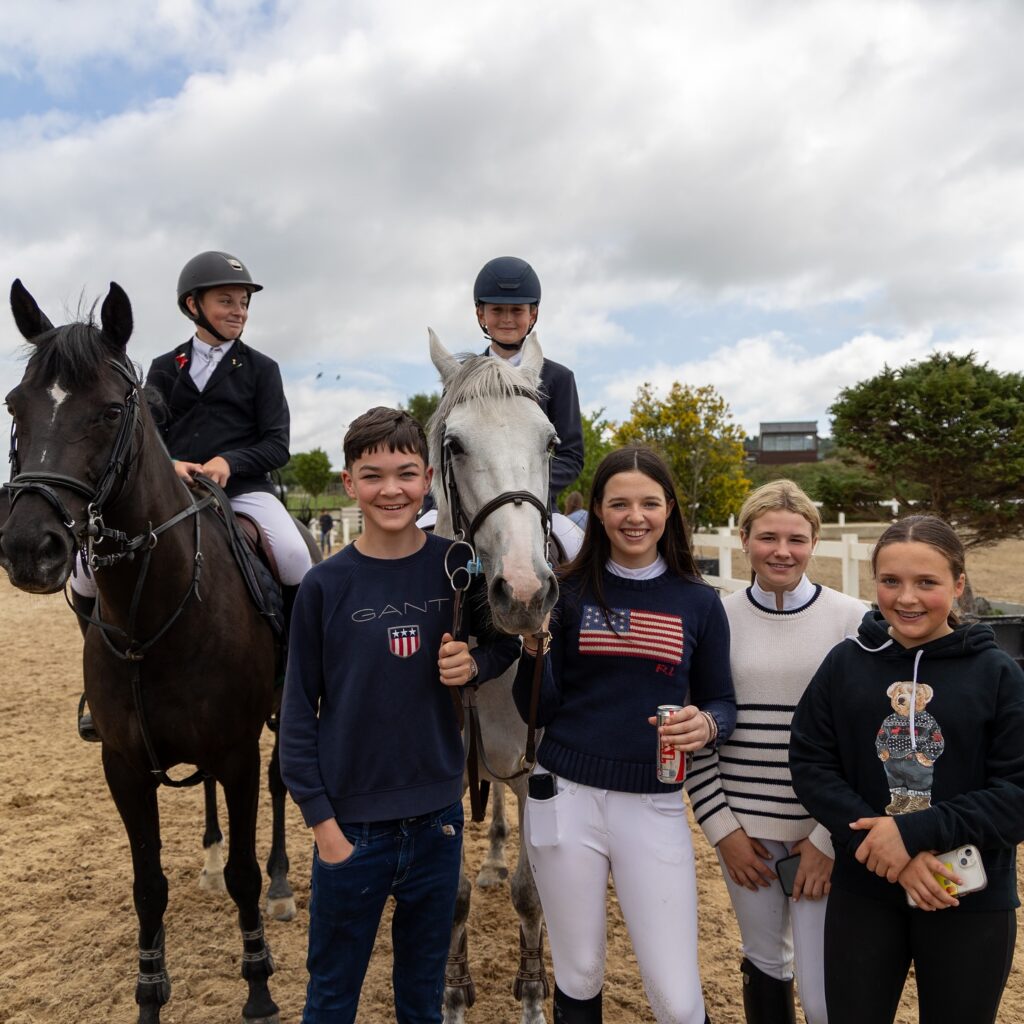 Leinster Pony riders collect RDS tickets in Barnadown